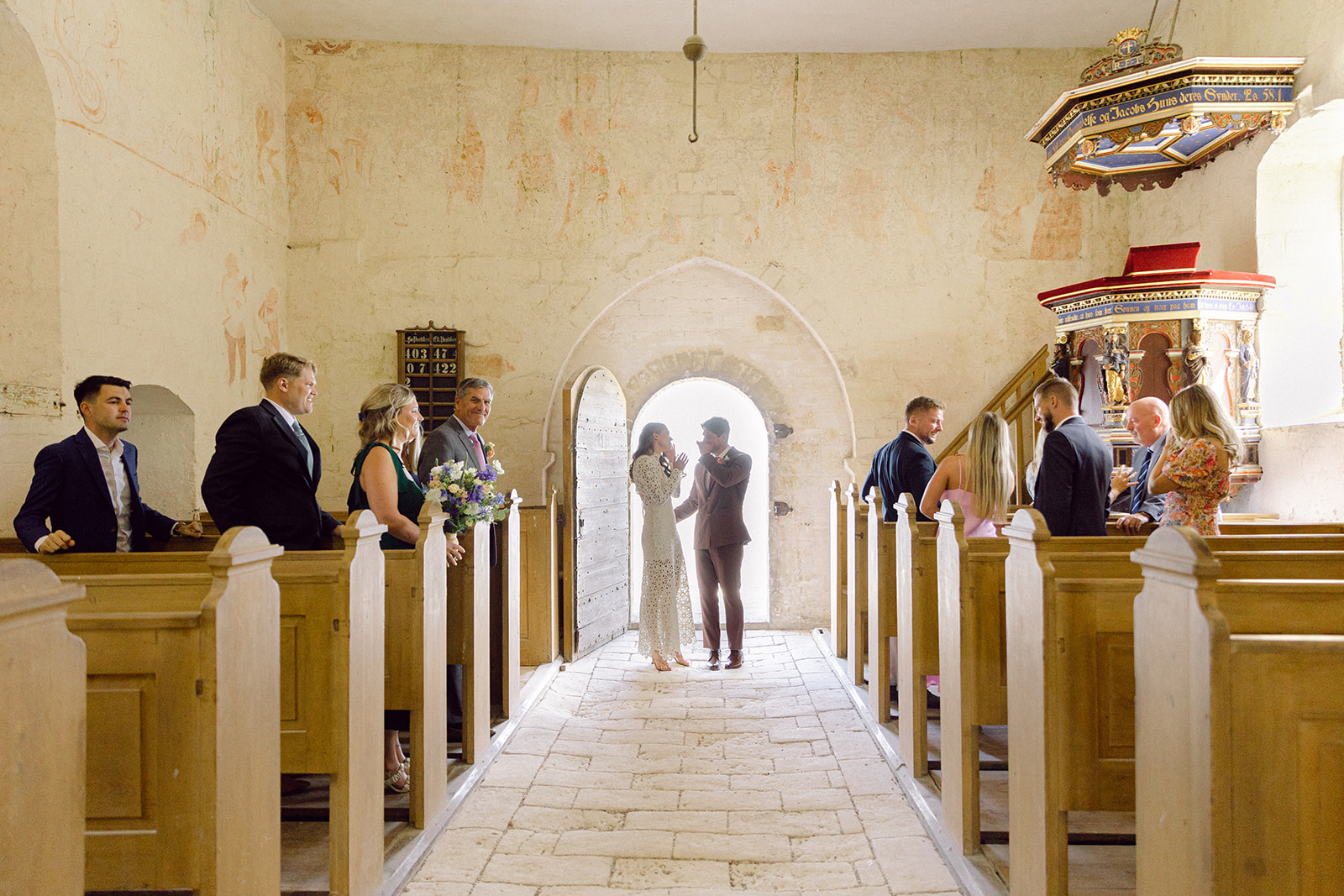 Charming Højerup Old Church - A Historical Setting for Love